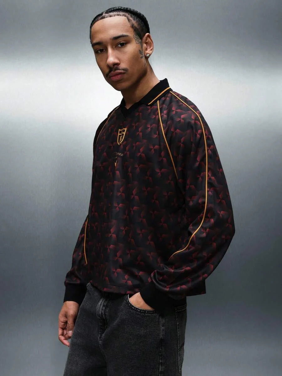 Camisa Long Sleeve Polo Pavtros Monarchy