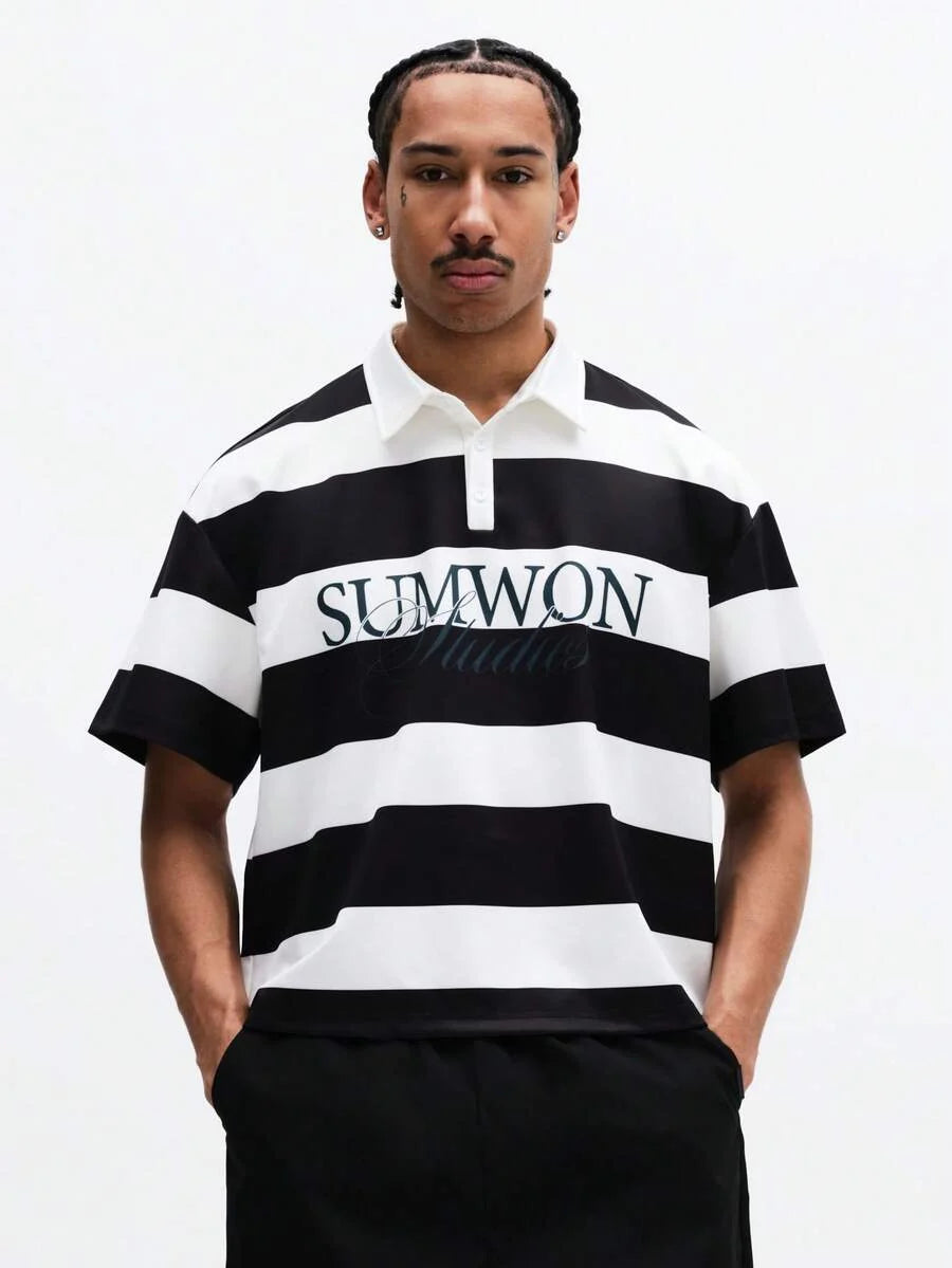 Camisa Polo Pavtros Studios Striped Rugger Jersey