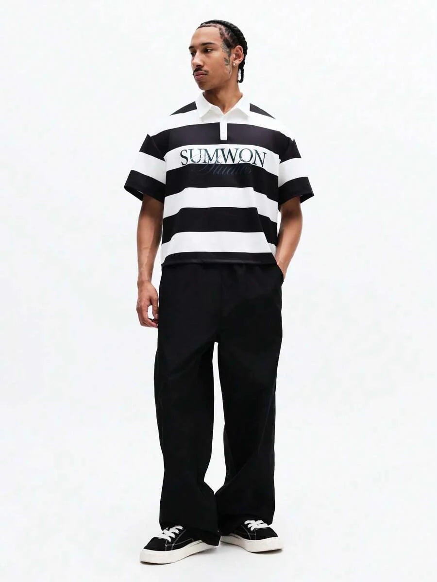 Camisa Polo Pavtros Studios Striped Rugger Jersey