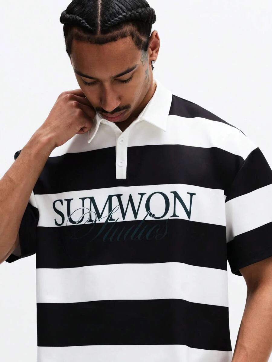 Camisa Polo Pavtros Studios Striped Rugger Jersey