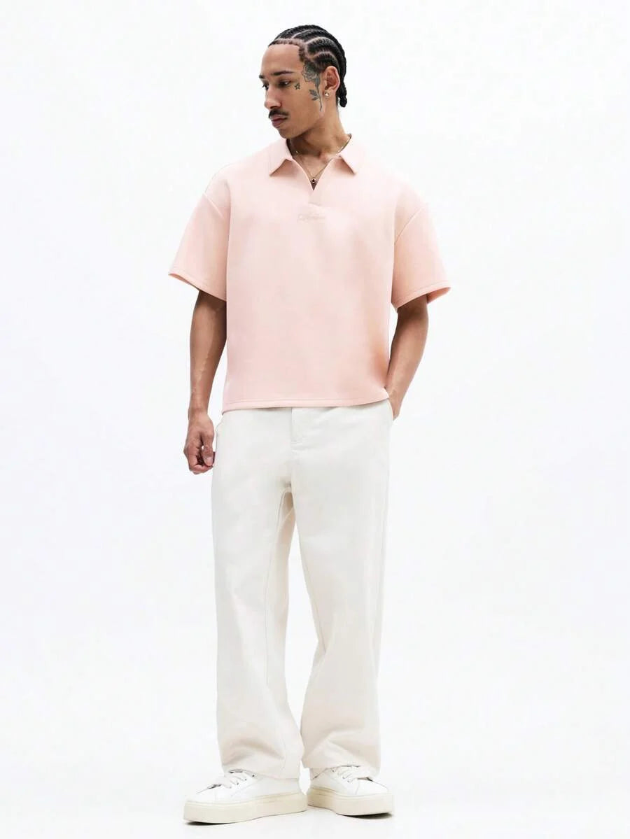 Camisa Polo Pavtros Studios Minimalist Pink Polo