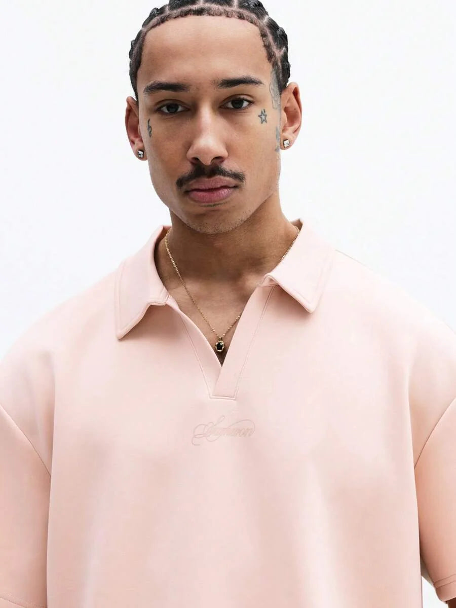 Camisa Polo Pavtros Studios Minimalist Pink Polo