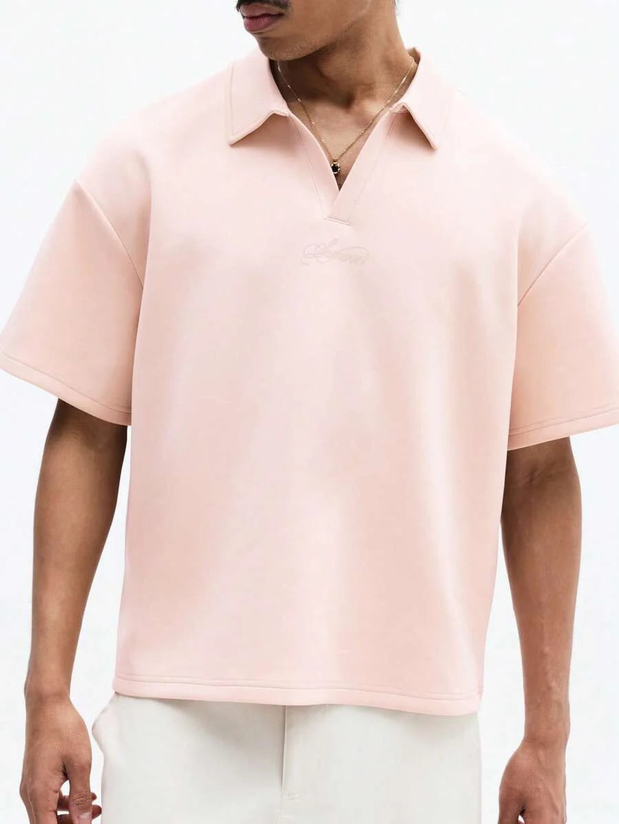 Camisa Polo Pavtros Studios Minimalist Pink Polo