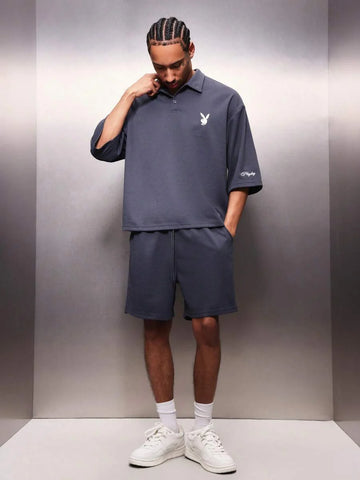 Conjunto Pavtros Studios Minimalist Bunny Polo e Shorts Set
