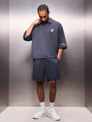 Conjunto Swavvy Studios Minimalist Bunny Polo e Shorts Set