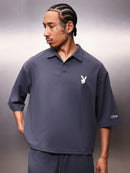 Conjunto Swavvy Studios Minimalist Bunny Polo e Shorts Set