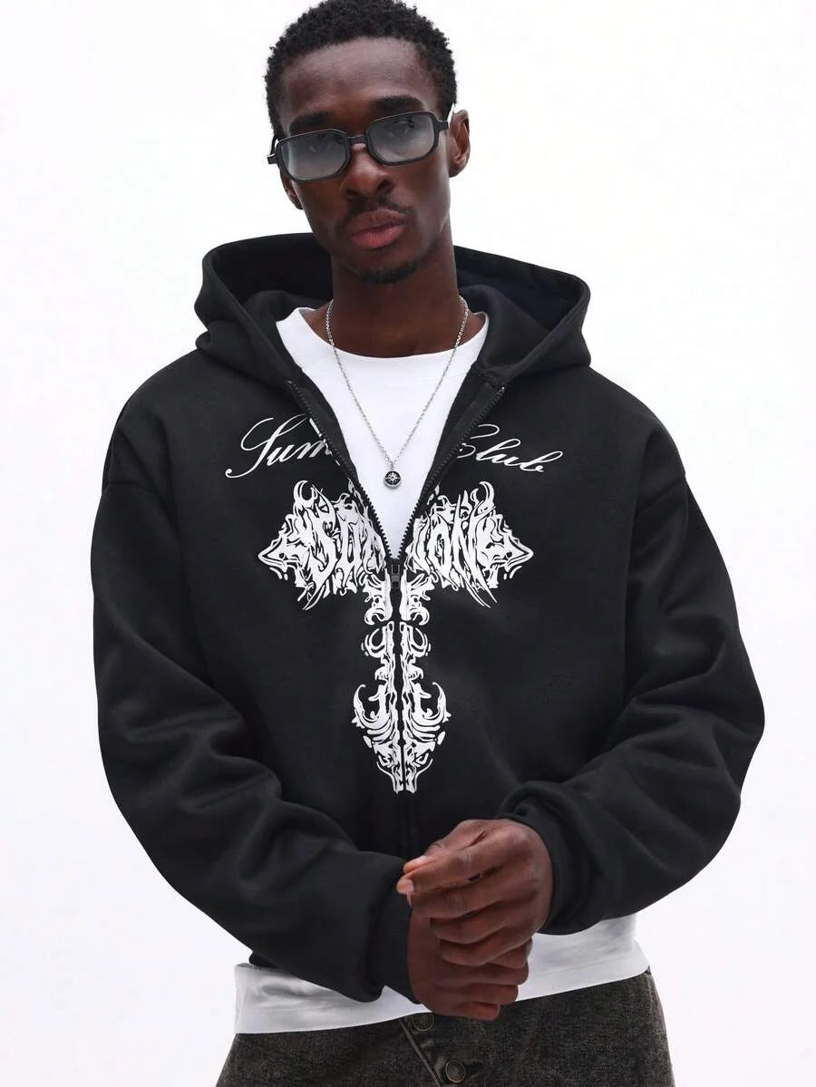 Moletom Pavtros Studios Cross Zip Hoodie
