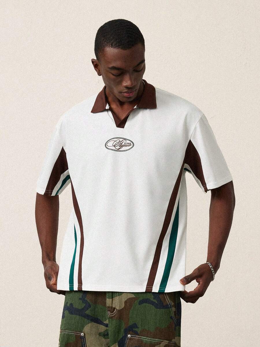 Camisa Polo Pavtros Studios Retro Block Jersey
