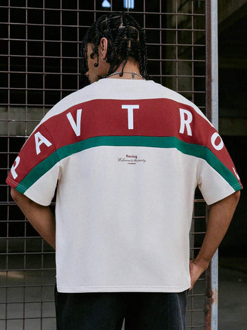 Camiseta Pavtros Studios Racing Panel Oversized