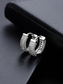 Brincos Swavvy Strass Minimalista