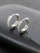 Brincos Swavvy Strass Minimalista