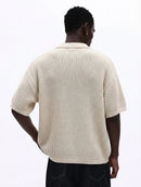 Camisa Polo Swavvy Studios Ribbed Heavy Knit Polo