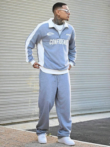 Conjunto Pavtros Confidence Grey Tracksuit