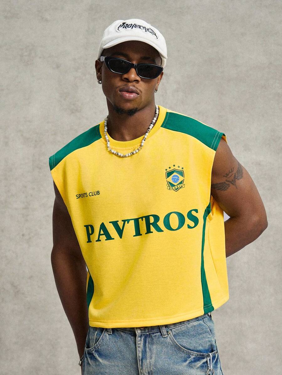 Regata Pavtros Studios Brasil Retro Panel Vest