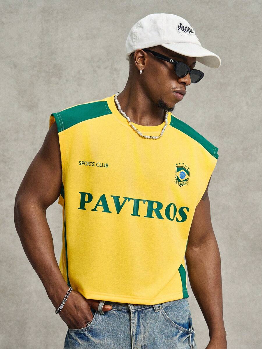 Regata Pavtros Studios Brasil Retro Panel Vest