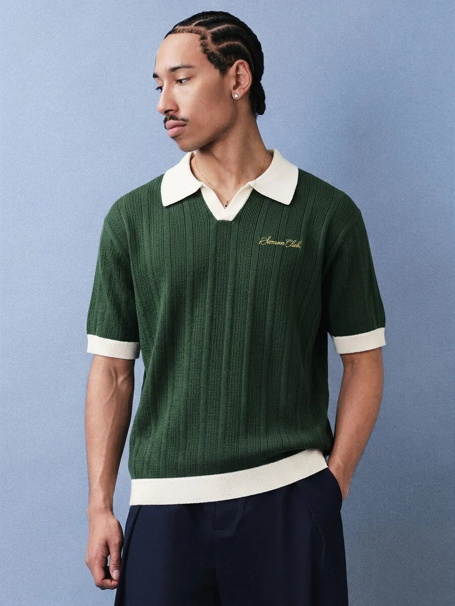 Camisa Polo Pavtros Studios Club Knit Polo