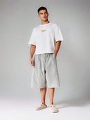 Bermuda Moletom Swavvy Studios Essential Oversized Jorts