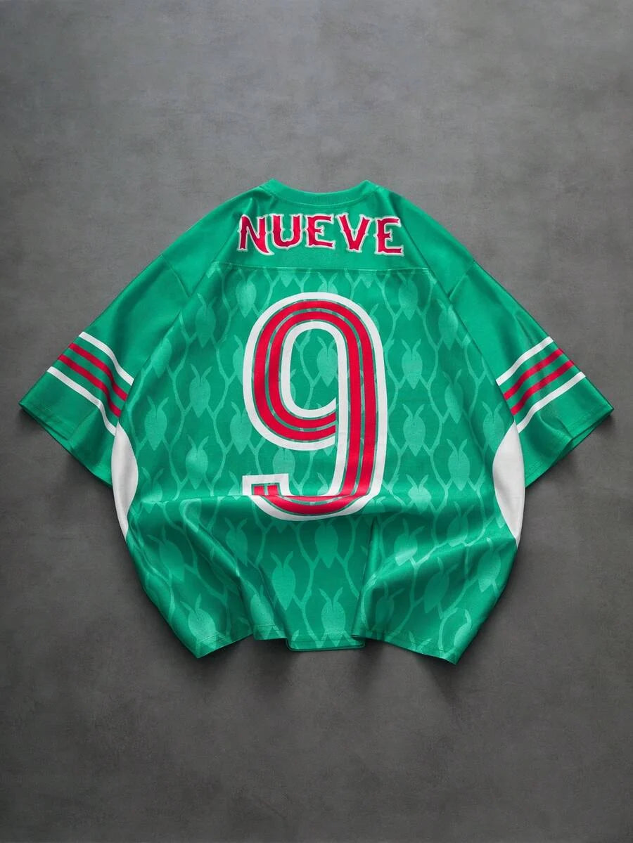 Camiseta Pavtros Studios Mexico Retro Jersey Oversized