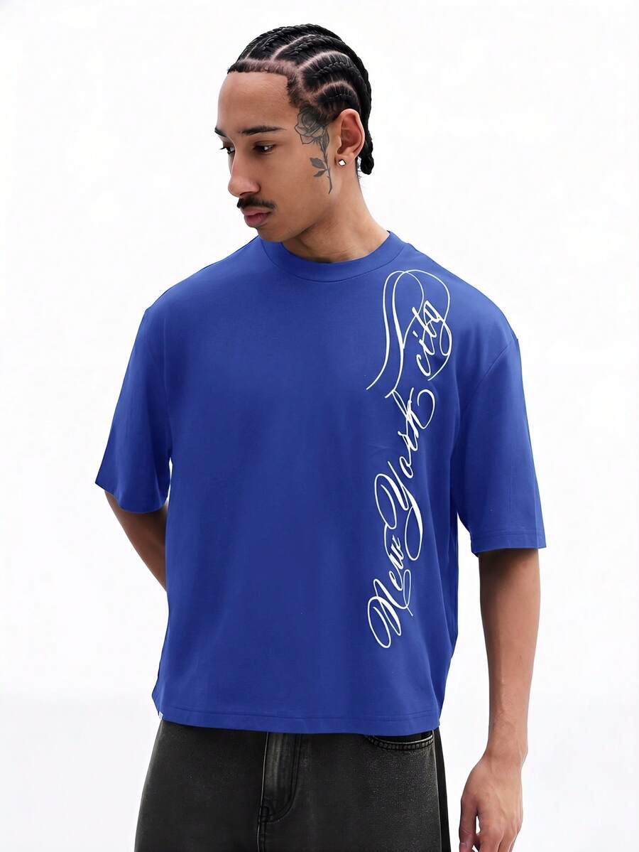 Camiseta Pavtros New York City Calligraphy