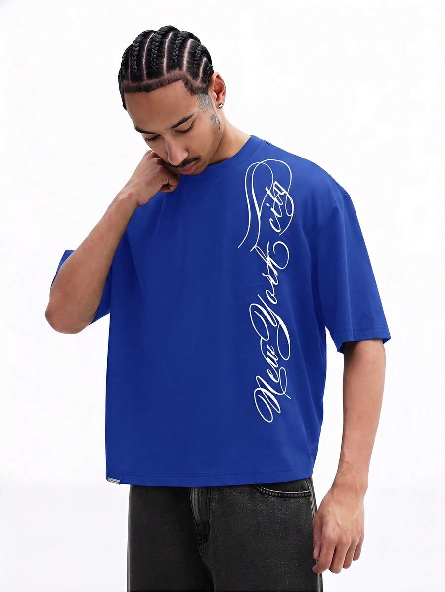 Camiseta Pavtros New York City Calligraphy