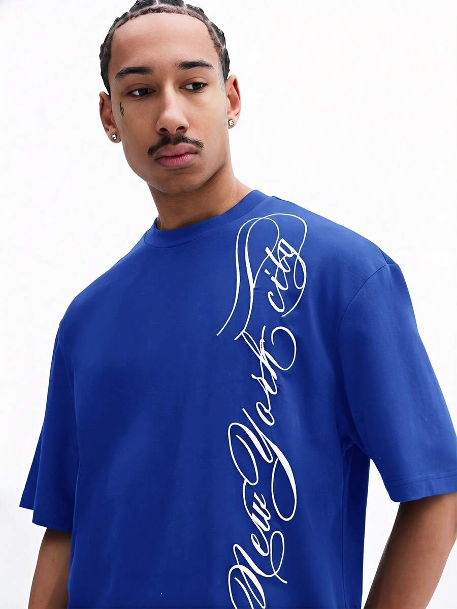 Camiseta Pavtros New York City Calligraphy