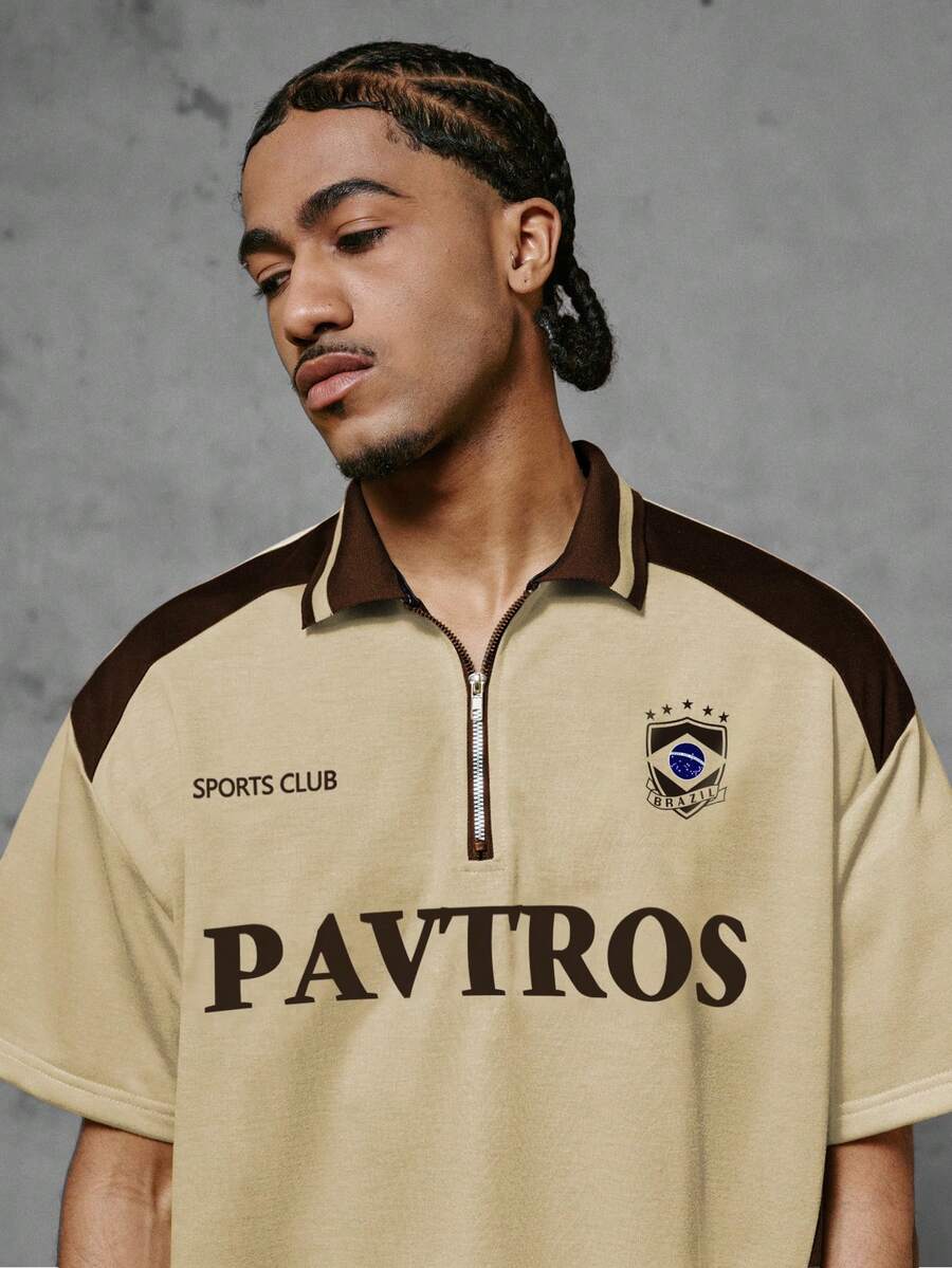 Camisa Polo Pavtros Studios Brazil Football Jersey