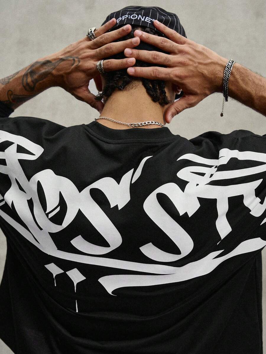Camiseta Pavtros Studios Graffiti Tag Oversized