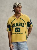 Camiseta Swavvy Studios Brasil Rio Retro Polo
