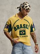 Camiseta Swavvy Studios Brasil Rio Retro Polo