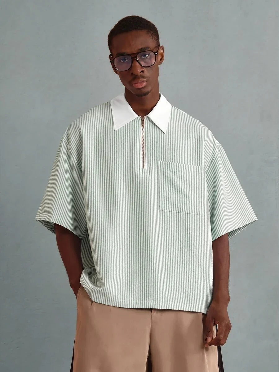 Camisa Polo Pavtros Half Zip