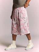 Bermuda Swavvy Studios Sakura Blossom Mesh Jorts