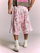 Bermuda Swavvy Studios Sakura Blossom Mesh Jorts