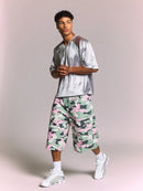 Bermuda Swavvy Studios Pastel Camo Baggy Jorts