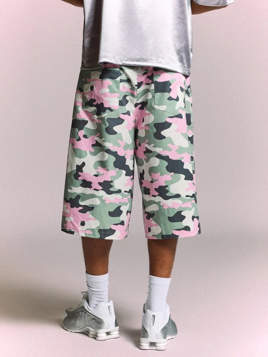 Bermuda Pavtros Studios Pastel Camo Baggy Jorts