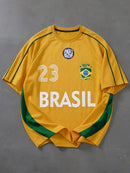 Camiseta Swavvy Studios Brasil Heritage Football Jersey