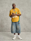 Camiseta Swavvy Studios Brasil Heritage Football Jersey