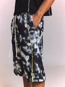 Bermuda Swavvy Studios Dark Tie-Dye Track Jorts