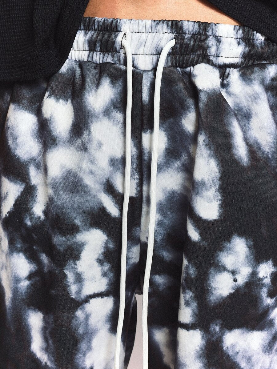 Bermuda Pavtros Studios Dark Tie-Dye Track Jorts