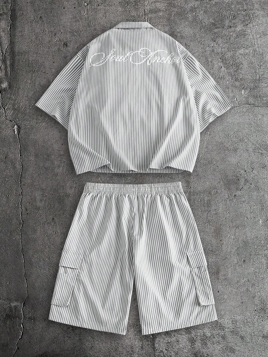 Conjunto Pavtros Studios Knit Retro Polo Shorts Set