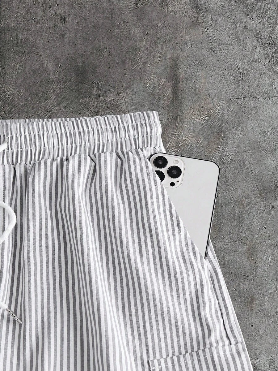 Conjunto Pavtros Studios Knit Retro Polo Shorts Set