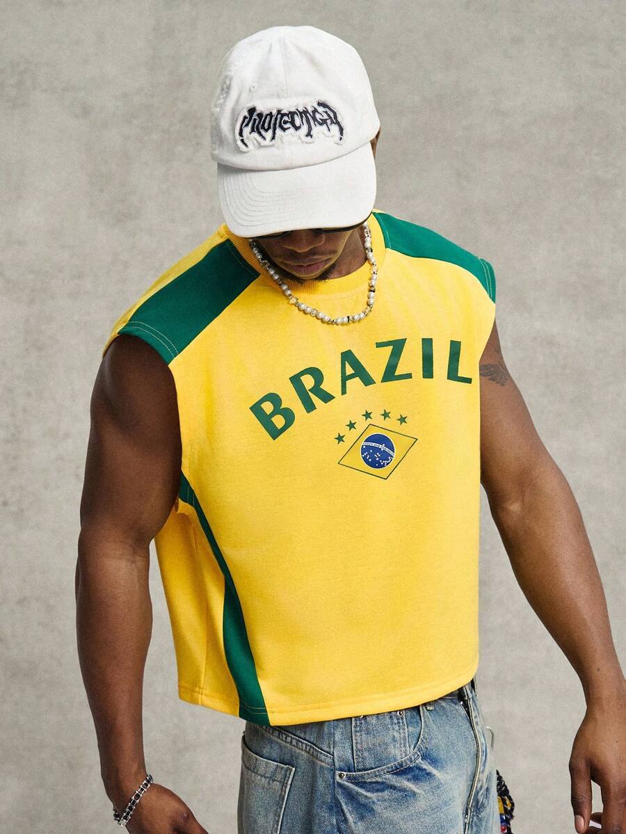 Regata Pavtros Studios Brasil Retro Panel Vest