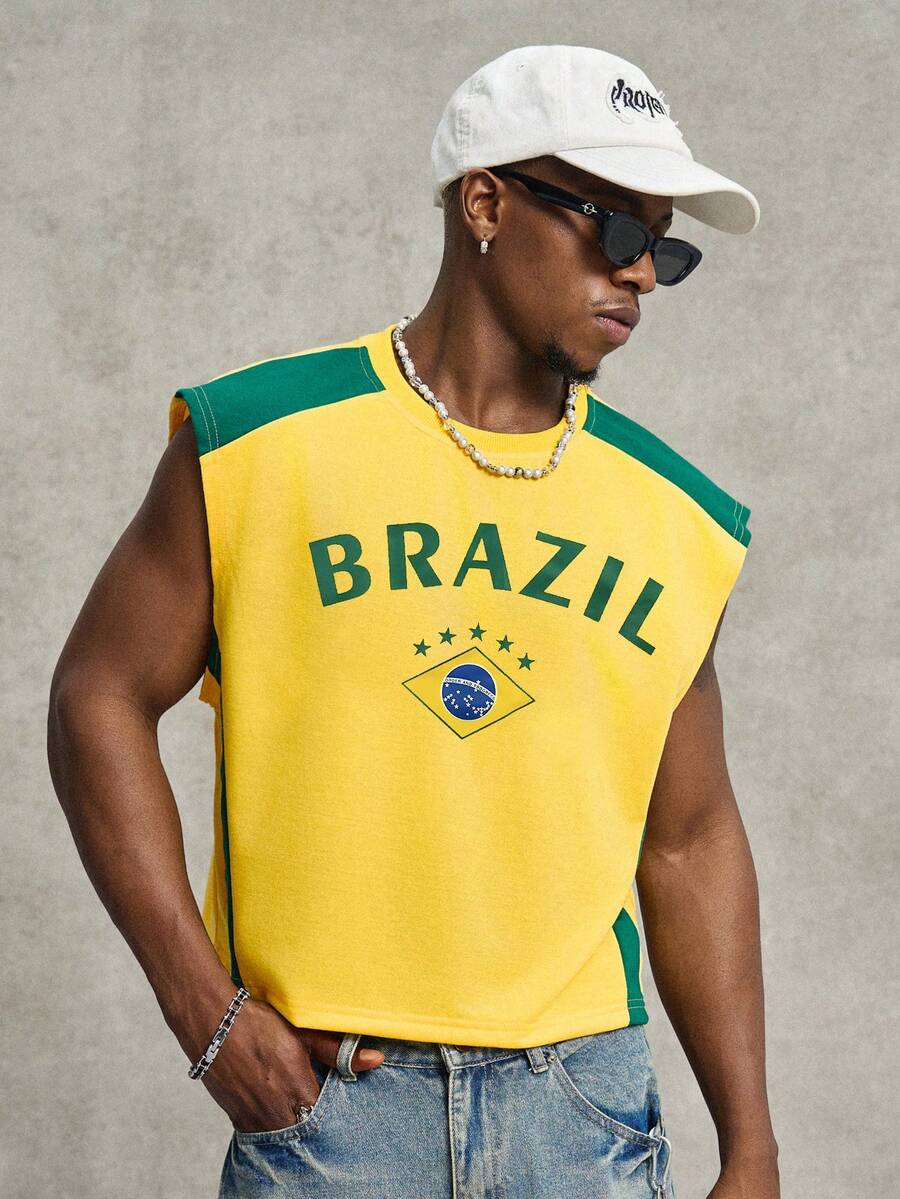 Regata Pavtros Studios Brasil Retro Panel Vest
