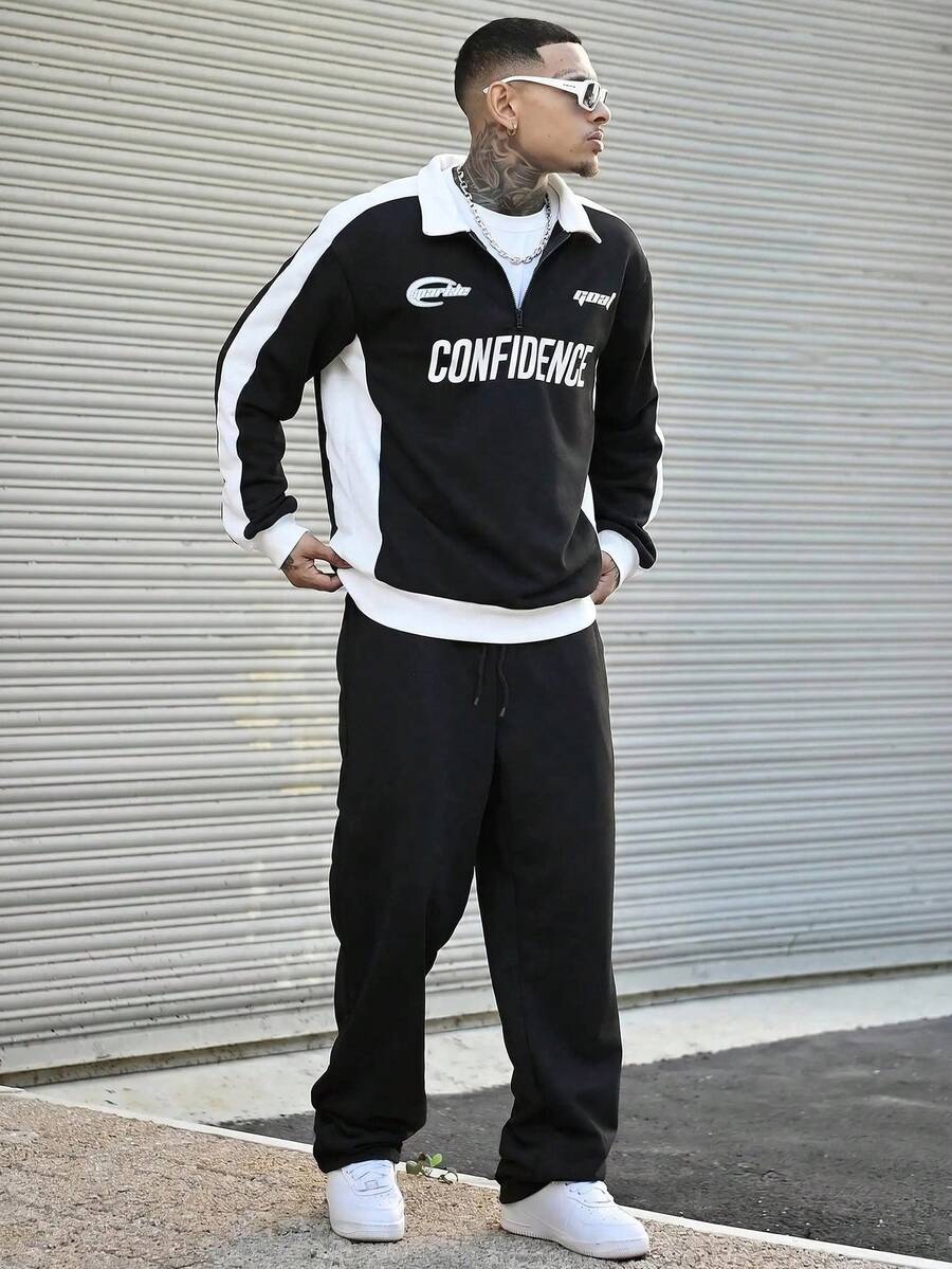 Conjunto Pavtros Confidence Grey Tracksuit