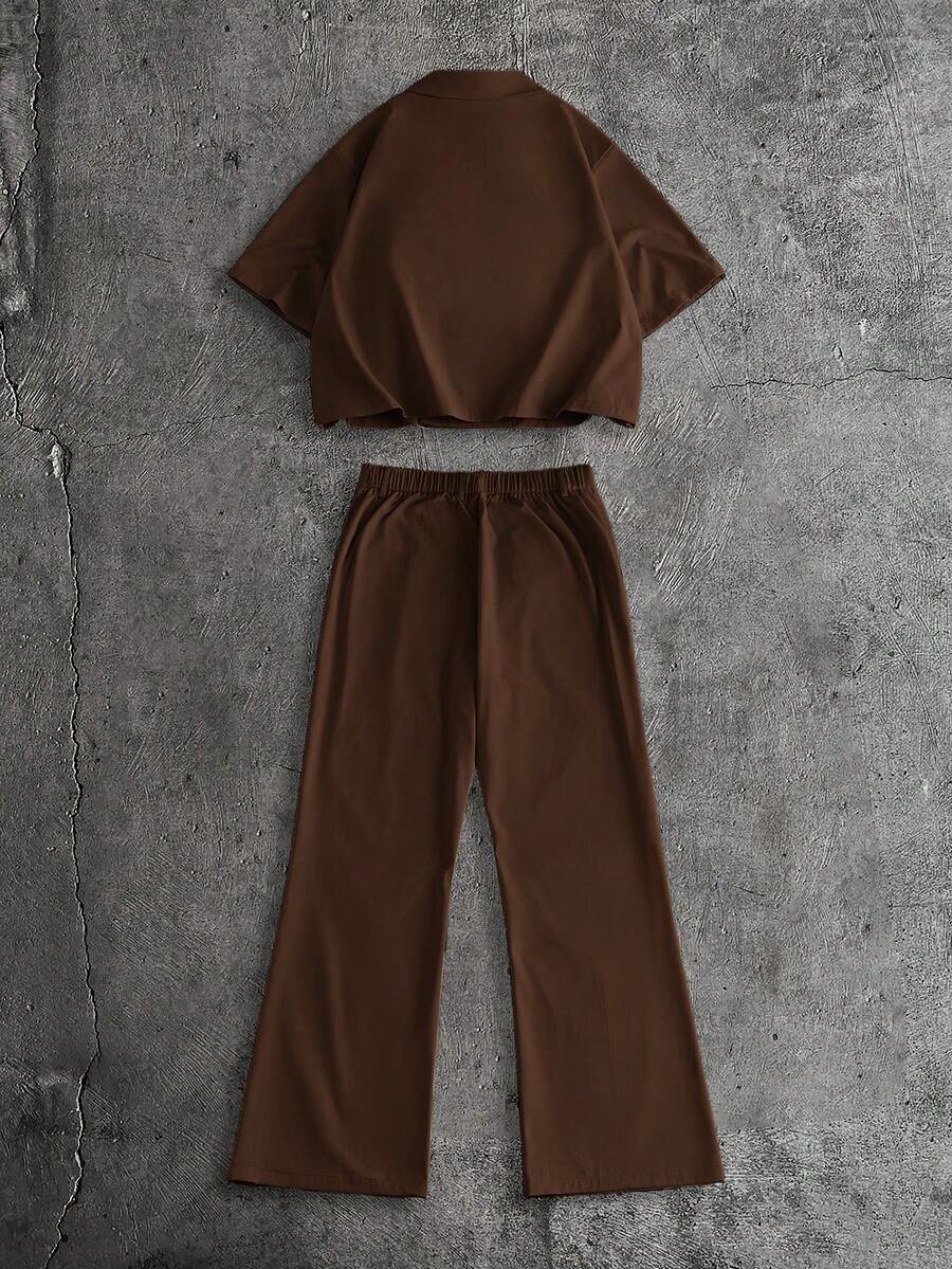 Conjunto Pavtros Oversized Sólida Urban Mirage