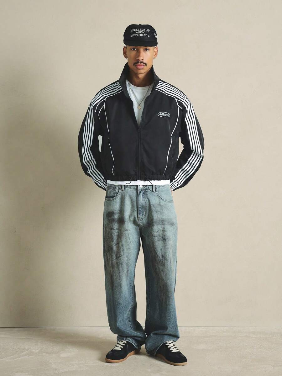 Jaqueta Pavtros Three-Stripe
