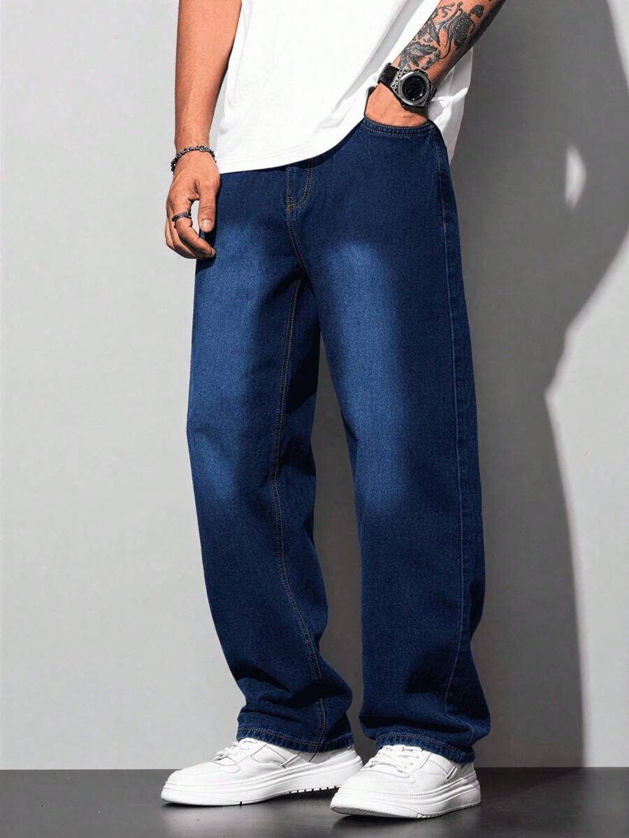 Calça Pavtros Loose Denim