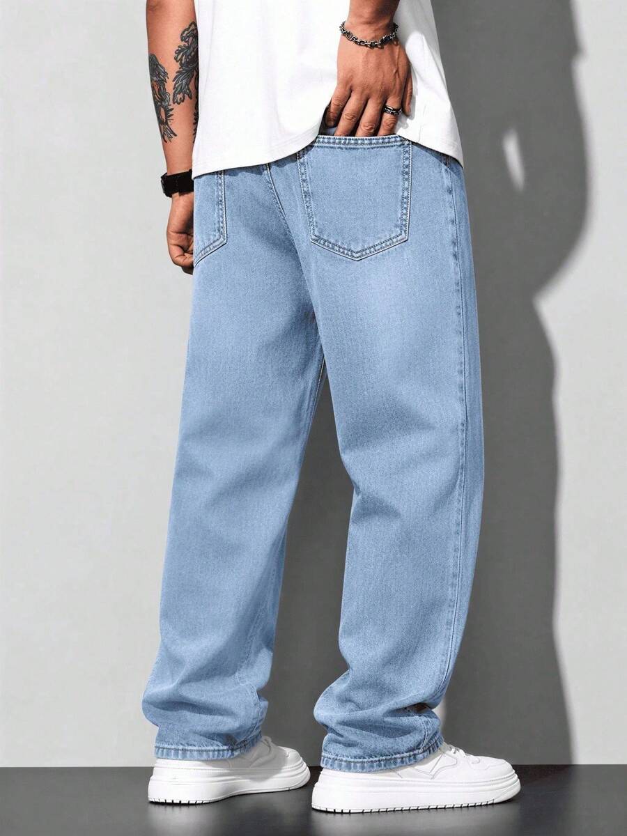 Calça Pavtros Loose Denim