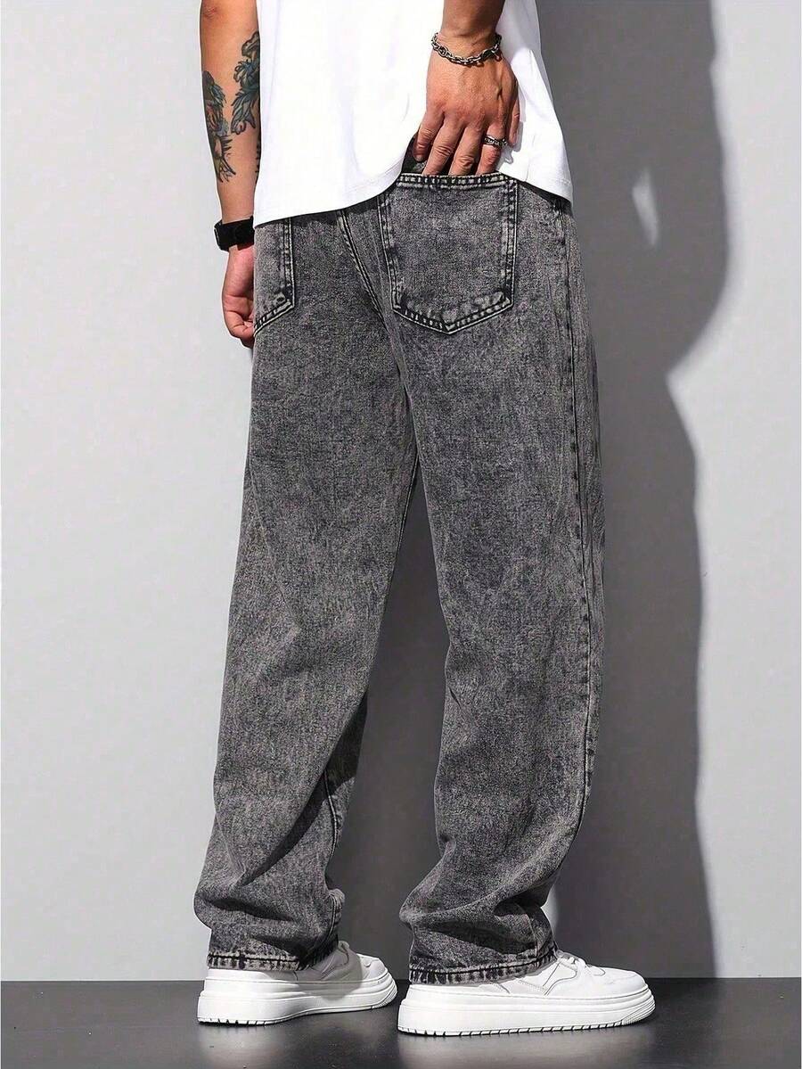 Calça Pavtros Loose Denim