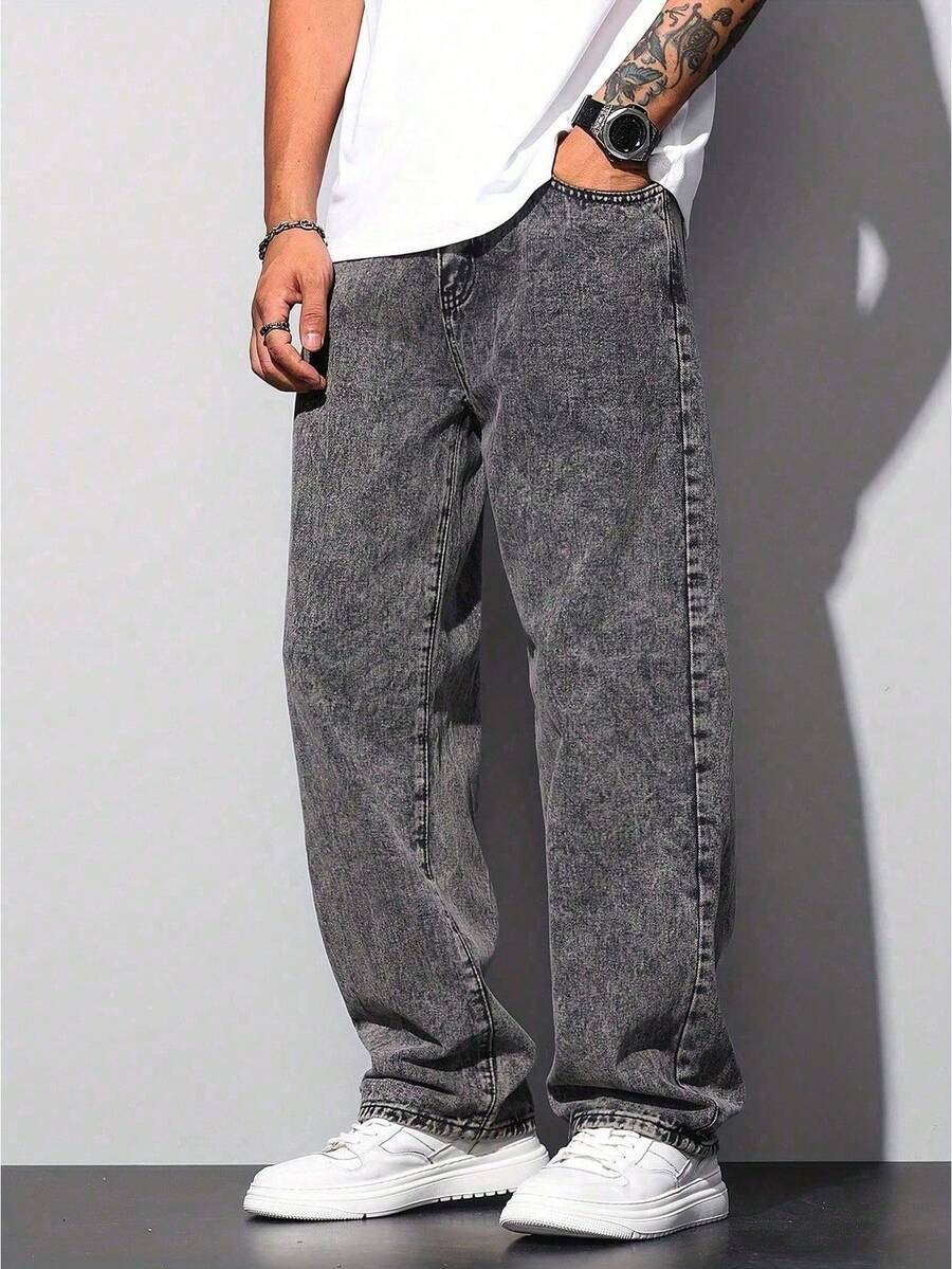 Calça Pavtros Loose Denim