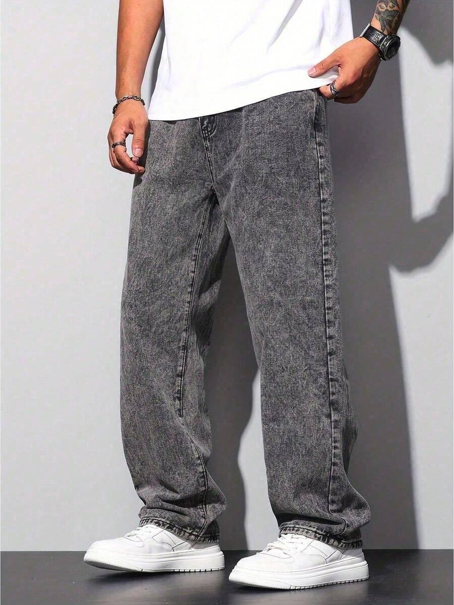 Calça Pavtros Loose Denim
